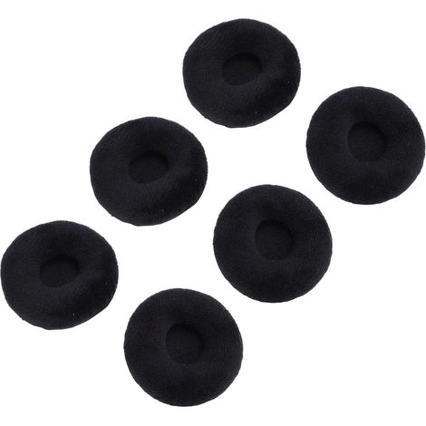 6 Pièces 50mm Coussinets de Remplacement en Velours pour Casque (1/5)