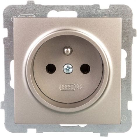 Portalampada singolo AS con/senza luce satinata GP-1GZ/m/45
