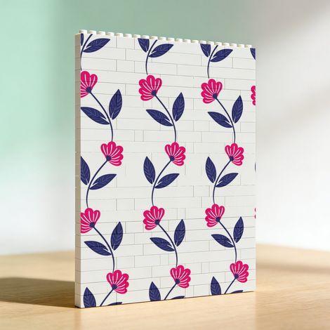 Cadre mémoire créatif de construction en briques, cadeau de la Saint-Valentin (1/5)