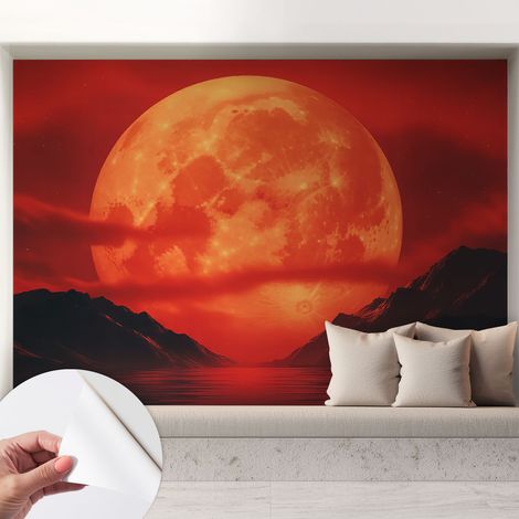 Papier peint adhésif autocollant pour salon chambre à coucher tendance et originale Phénomène nocturne 208x146 cm (1/5)