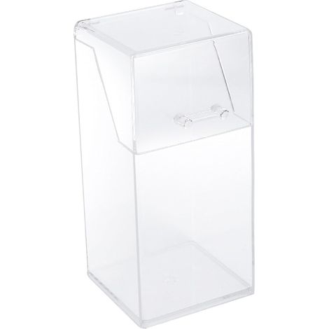 Makeup Brush Holder Organizer, Clear Plastic Storage Box with Lid, Large Capacity Transparent Design, Dustproof Desktop Organizer (1/5)