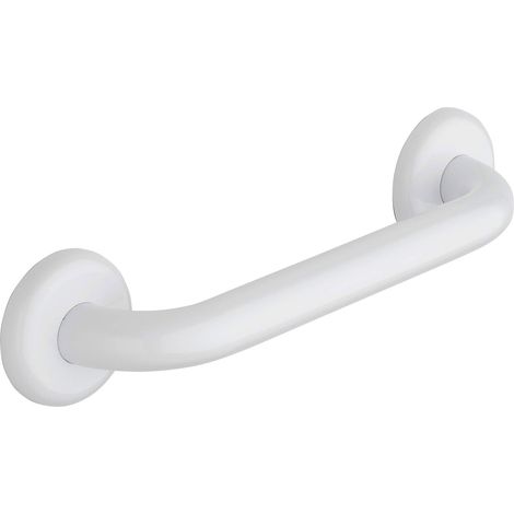 Haltegriff Menschen mit Behinderungen Duschstange für den Bad aus Stahl weiss 30 cm