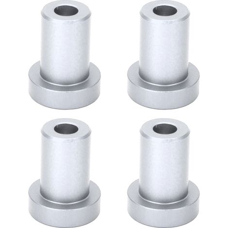 4 Blocs d'Arrêt en Alliage d'Aluminium 19mm pour Établi - Accessoires de Serrage Haute Résistance pour Travail du Bois, Finition Argentée (1/5)