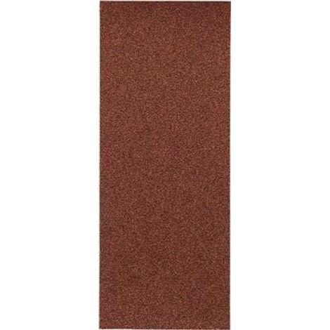 Bandes abrasives 93x230 mm en corindon de grain 180, encollage de haute qualité, support papier robuste, utilisation universelle pour le ponçage moyennement fin du bois et du métal (1/5)