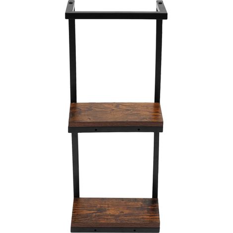 28,5 x 14 x 77 cm Porte-serviettes mural pour salle de bain, porte-serviettes pour murs en bois, murs en béton, murs secs et murs en briques (1/5)