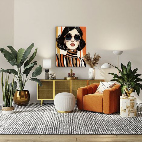 LIENZO ACRILICO ORANGE 90X120 (1/2)