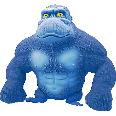 Peluche realista de gorila de látex, 15 x 17 x 8 cm, azul, suave – Figura decorativa, artículo de coleccionista, regalo original (1/5)
