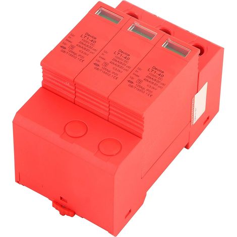 3P 3.0KV DC Protecteur de surtension Dispositif d'arrêt pour la protection contre la foudre(3p40ka) (1/5)