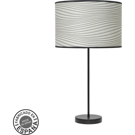 High Fashion Tischlampe 1xe27 schwarz/grau 63x30x 30 cm