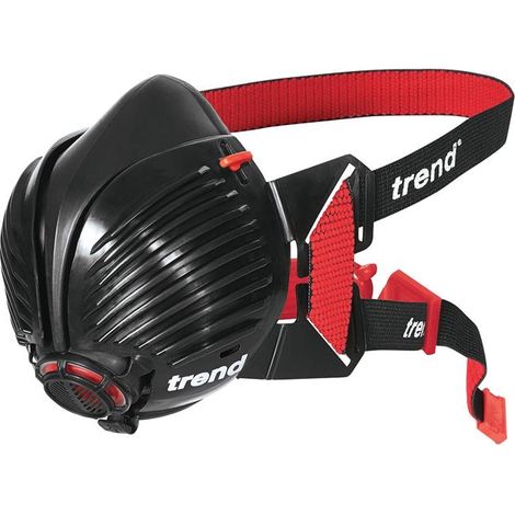 Trend Air Stealth Half Mask with P3 Filters – Small/Medium Dust and Particle Respirator (1/5)