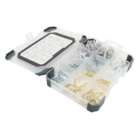 TIMCO Hooks & Eyes Mixed Tray
 - 133pcs (1/2)