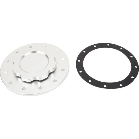 Bouchon de réservoir SLFCC 01 12 à 12 boulons, étanche et robuste, joint de col de remplissage universel pour voiture, argenté, kit d'étanchéité flexible (1/5)