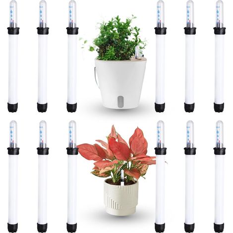 JSSEVN-12 Pièces Indicateurs de Niveau d'eau pour Plantes, Compteur d'eau pour Plantes de Jardin, Testeur de Niveau d'eau(16,8/20/22,8 CM) (1/5)