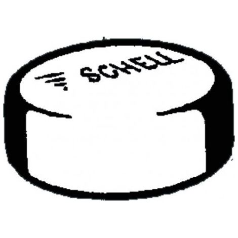 Bouton poussoir entièrement chromé SCHELL