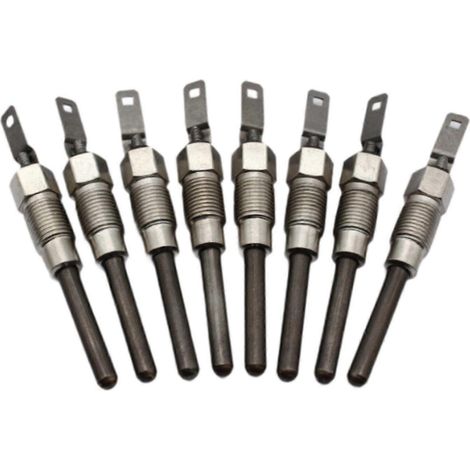 Lot de 8 bougies de préchauffage à démarrage rapide diesel 025020212 pour Chevrolet et GMC 82-05 (1/5)