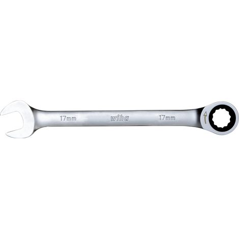 Wiha Clé mixte à cliquet 17 mm x 17 mm (44658)