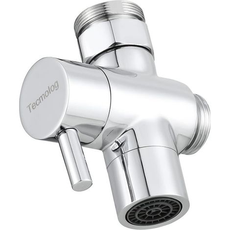 Adaptateur de robinet 3 voies en laiton pour robinet, pièce de rechange avec adaptateur M22 x M24, chrome SBA021C (1/5)