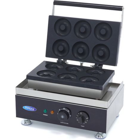 Machine à Donuts - 6 Donuts - Ø8cm - avec Minuteur Intégré - Maxima (1/5)