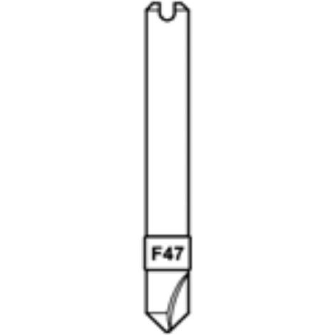 SILCA D740451ZB FRESA F47 (PUNZONATE) P/DUPL. MATRIX