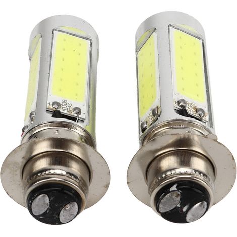 For Suzuki LTZ LED bulbs, 12V 30/30W HS/P15D-25-1 12V Light Bulbs, 2x 6000K H6M COB White LED Fog Light Bulbs for Bicycle/Mountain Bike (PX15d P15D25-1) Motorcycle Headlights