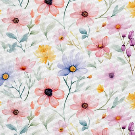 Tela decorativa para exteriores Oxford - Flores - DX2201 (1/5)