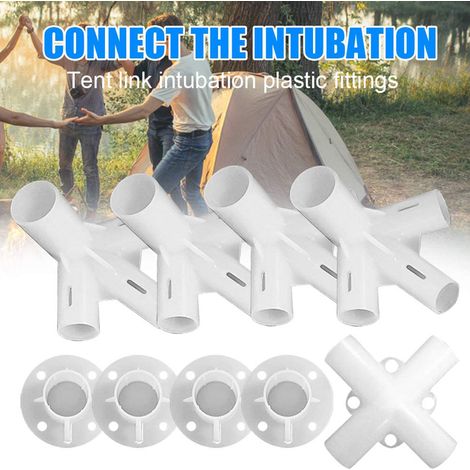 Connecteurs d'angle et centre pour tonnelle 3x3m, pieds de tente, pièces de rechange (1/5)