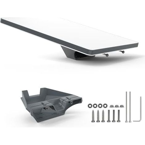 Support universel pour adaptateur de roue compatible avec Starlink Mini (Starlink non inclus), montage mural, toit, voiture, stable et résistant aux intempéries -