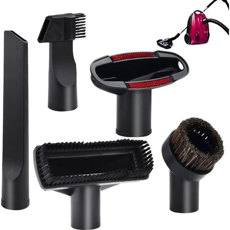 Schneespitze Tool Nozzle Kit Staubsauger Bürste,Möbelbürste Bürsten Und Düsen 5 Stück 32 mm Universalbürste für Möbel, Autos, Instrumente etc