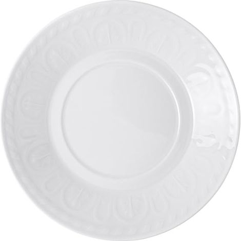 Sous-tasse pour Petit-déjeuner Porcelaine Blanc 18 x 18 x 8 cm 1 Tasse (1/2)