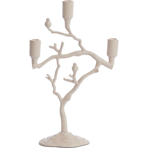 Candelabro a tre luci JARDIA crema di Light & Living – 26x11x42
