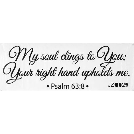 Self-adhesive wall-mounted removable with lettres modern, proverbes, versets of the Bible, decoration of home (1/5)