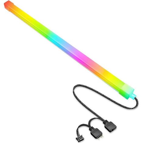 Bande LED ARGB pour boîtier PC, barre lumineuse LED ARGB 5V 3 broches x 2 + 4 broches (1/5)