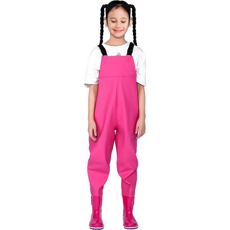 Cuissardes pour , cuissardes pour avec bottes, pantalon de bain de pêche une pièce pour jeunes, imperméable avec bottes - Bottes de chasse, pantalons de pluie et cuissards, combinaisons (1/5)