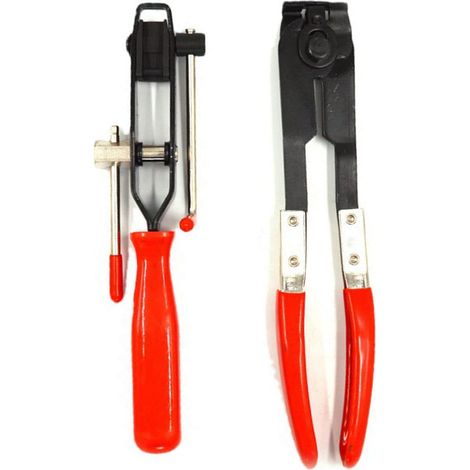 2 pièces ensemble de pinces de joint CV, connecteur d'outil de cerclage pince de démarrage d'oreille en métal kit de reliure automobile, outils de réparation automatique (1/5)