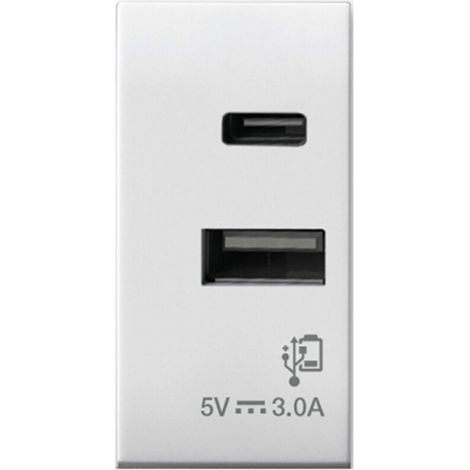 Caricatore Usb Tipo A+C 3A Domus 1M AVE 441082USBAC