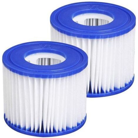 SABIR Filtre Spa pour bestway 58323, Cartouche filtrante Taille 6 pour Lay-Z-Spa, pour Monaco, pour Miami, pour Vegas (Lot de 4) (1/3)