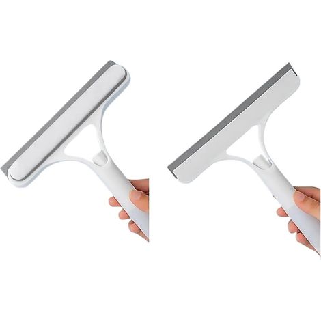 2 raclettes à vitres avec pulvérisateur, pour voiture et sol (1/5)