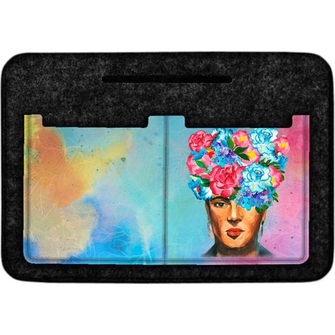 Organizer per borse Libera in feltro color antracite (1/5)