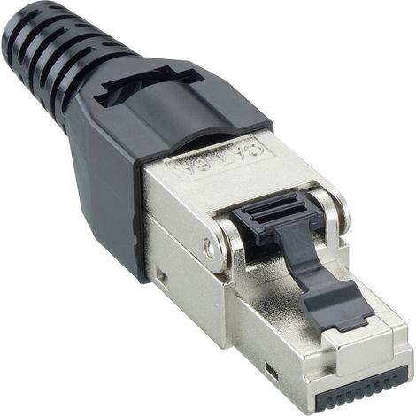Lumberg 2542 02 Modularstecker, Cat. 6a, 8p8c (RJ45), gerade Ausführung (Kunststoffkappe) 167444 Ste