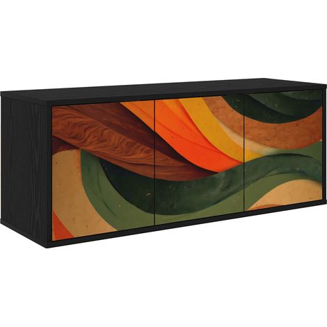 Wandmontierter TV-Schrank BONN 102 x 33 x 40 cm Holzwerkstoff vidaXL (1/5)