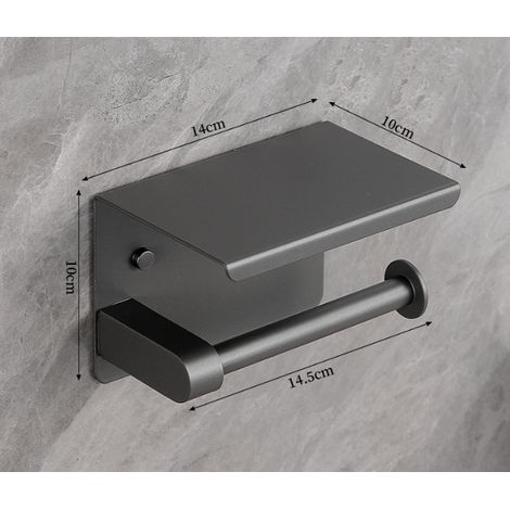 Toilettenpapierrollenhalter aus Edelstahl, nicht perforiert, 14 x 10 (1/3)