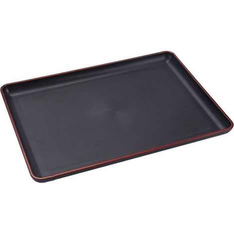 3 pièces, plateau de service rectangulaire en acrylique, léger et robuste, idéal pour restauration rapide, cuisine professionnelle et hôtellerie (1/5)