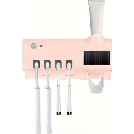 Porte-brosse à dents intelligent à stérilisation UV, porte-brosse à dents multifonctionnel pour la maison (1/5)