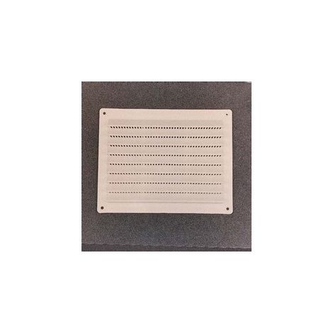 griglia di aerazione in abs cm 12,5x36,5 ad incasso muro parete antinsetti (1/2)