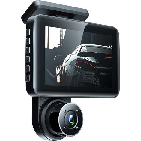 Dashcam Urban Factory das15uf double lentille 1080p écran 4 pouces