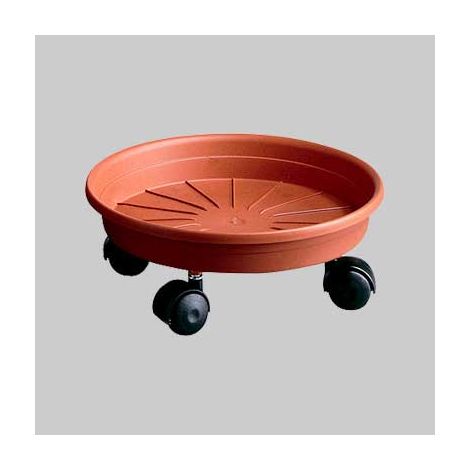 sottovaso con ruote ø 40 cm
