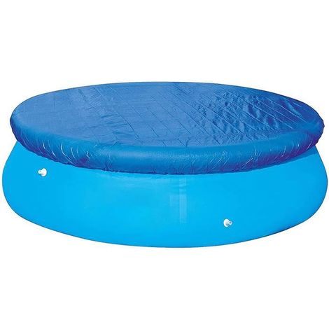 1 pièce Couverture de piscine, diamètre 36,6 cm, bleu, protection pluie et poussière pour petites piscines hors sol (1/4)