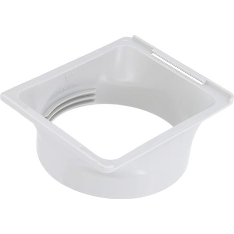 Interface de Tuyau de Conduit D'échappement de Climatiseur Adaptateur, 150mm/5.9in Interface de Carré, D'interface Connecteur de Tuyau de Fenêtre D'échappement Portable AC Coupleur de Climatiseur (1/5)