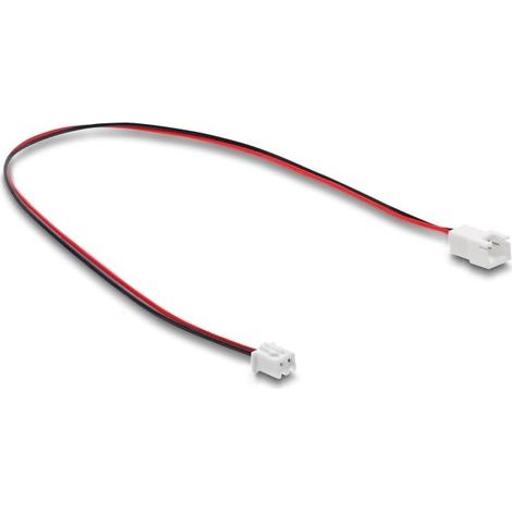 DELOCK RALLONGE DE VENTILATEUR JST MÂLE VERS FEMELLE 2 BROCHES 30 CM 90762