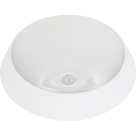 Plafonnier LED Rond Alcapower 15W IP65 Détecteur Mouvement PIR Température Couleur 3000K/4000K/6500K Efficacité 93lm/W Flux Lumineux 1400lm Blanc
